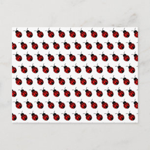 Postal de personalizable Ladybugs