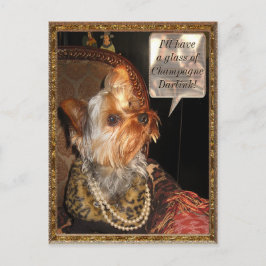 Postal de Personalizable nocturno fiesta