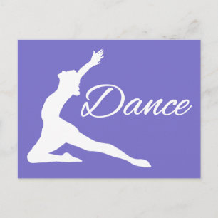 postal de personalizado de baile