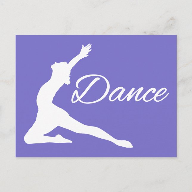 postal de personalizado de baile (Anverso)