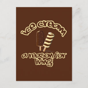 Postal de personalizado de helado