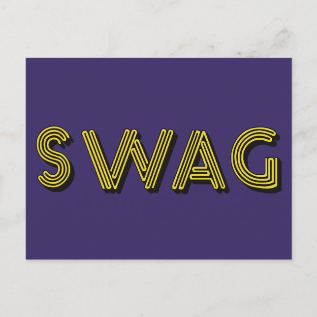 postal de personalizado SWAG (Anverso)
