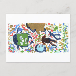 postal de personas raras