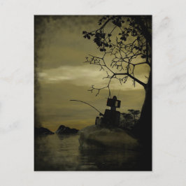 Postal de pesca de robots