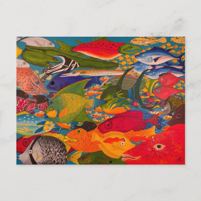 postal de pescado (Anverso)