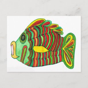 Postal de pescado del antiguo Nilo Bulti