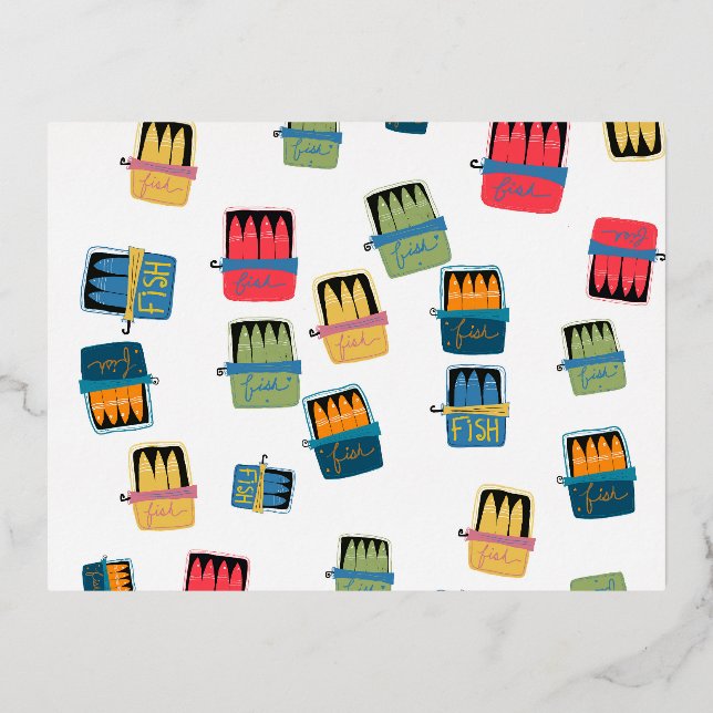 Postal de pescado picado (Anverso)