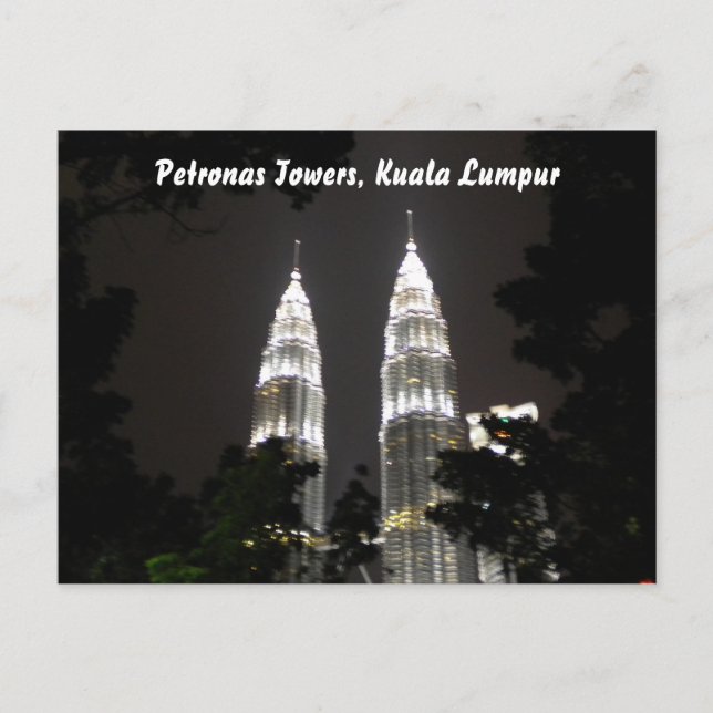 Postal de Petronas Towers (Anverso)