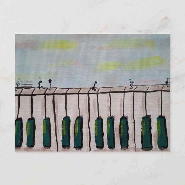 Postal de Piano People (Anverso)