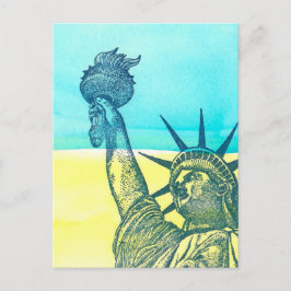 Postal De pie con Ucrania