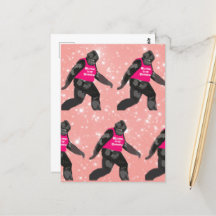 Postal de pie grande