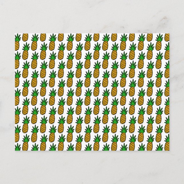 Postal de piña de personalizable (Anverso)