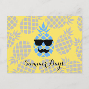 Postal de piña "Días de verano"