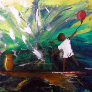 postal de pintura de freedombe