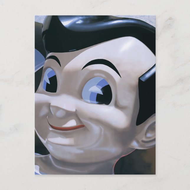 Postal de pintura Retro Big Boy (Anverso)