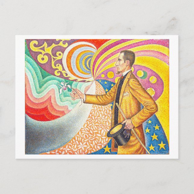 Postal de pintura Vibrant Paul Signac Opus 217 (Anverso)