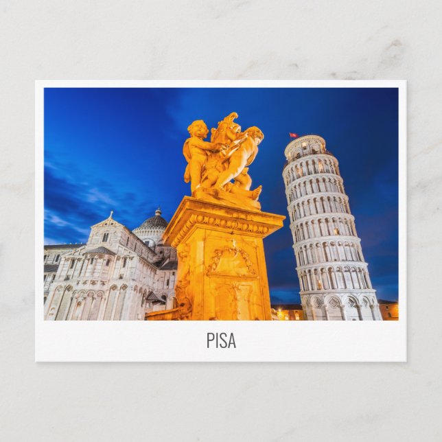 postal de Pisa (Italia) (Anverso)