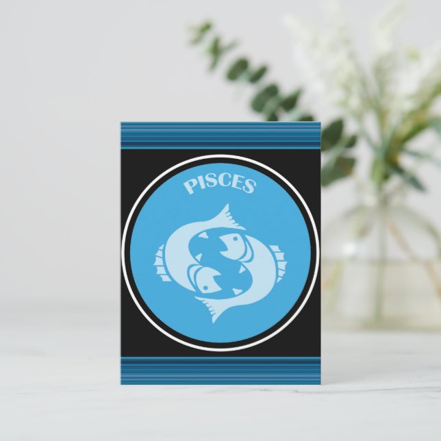 Postal de Pisces (Anverso de pie)