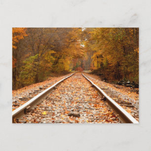 postal de pistas de otoño