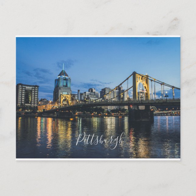 Postal de Pittsburgh (Anverso)
