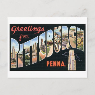 Postal de Pittsburgh vintage