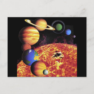 Postal de Planetas de Sistema Solar