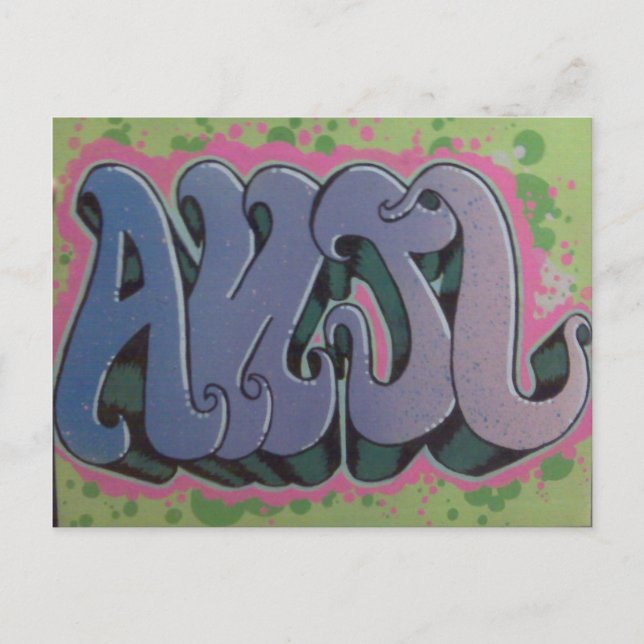 Postal de plantilla de Anjl (Anverso)