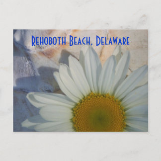 Postal de playa Daisy Rehoboth