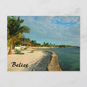 Postal de playa de Belice