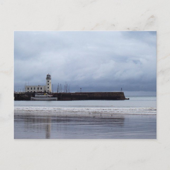 postal de playa de faro (Anverso)