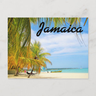Postal de playa de Jamaica