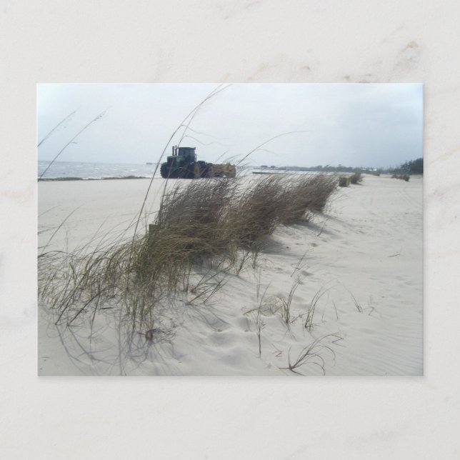 Postal de playa de Misisipi (Anverso)