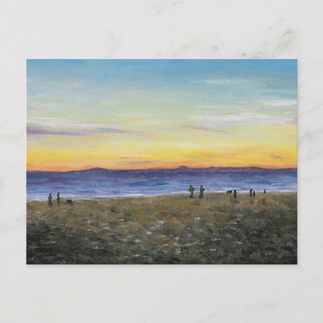 Postal de playa de Portobello (Anverso)