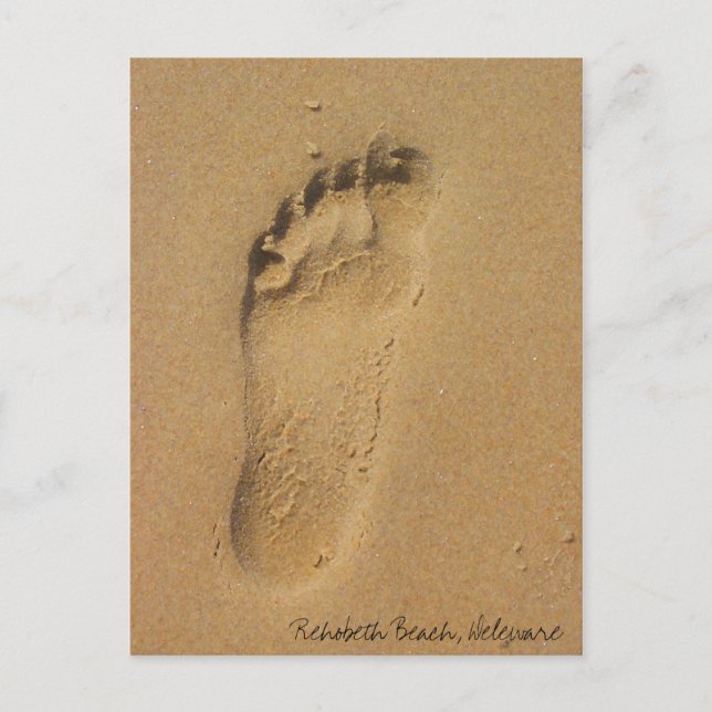 Postal de playa de Rehobeth (Anverso)
