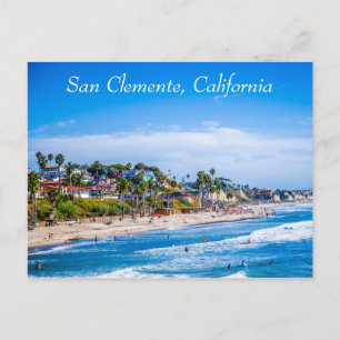 Postal de playa de San Clemente