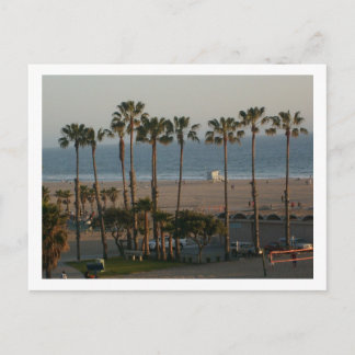 Postal de playa estatal de Santa Mónica