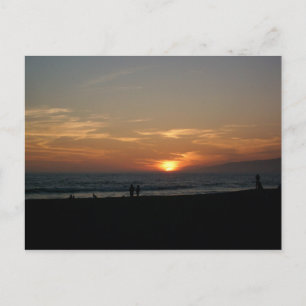 Postal de playa estatal de Santa Mónica