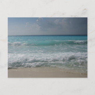 Postal de playa mexicana
