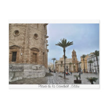 Postal de Plaza de la Catedral, Cádiz