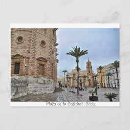 Postal de Plaza de la Catedral, Cádiz