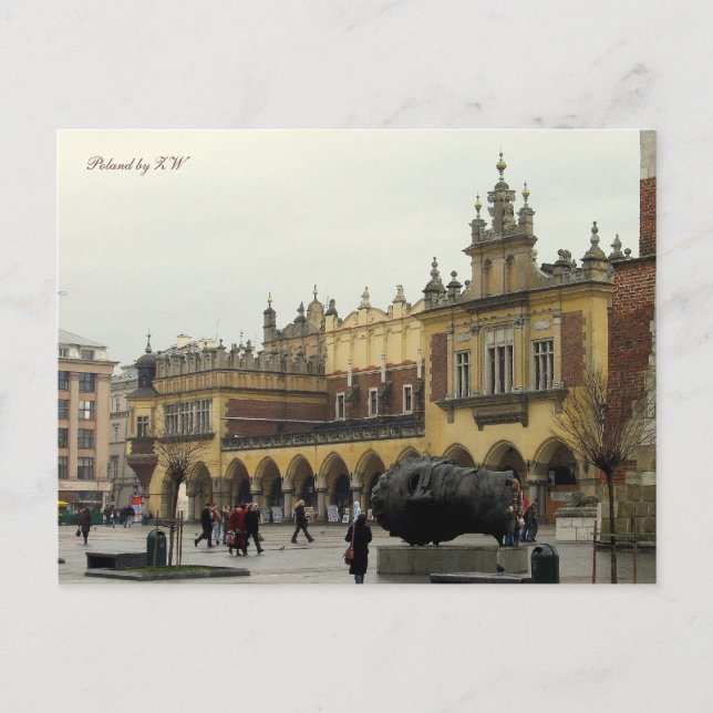 postal de plaza de mercado (Anverso)