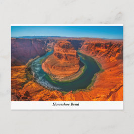 Postal de plegado de herradura