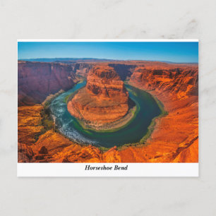 Postal de plegado de herradura