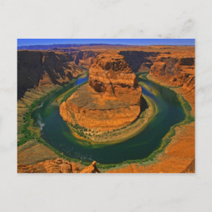 Postal de plegado de herradura
