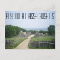 Postal de Plymouth Massachusetts