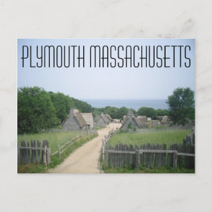 Postal de Plymouth Massachusetts