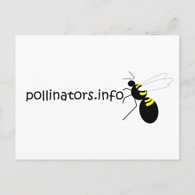 postal de pollinators.info (Anverso)