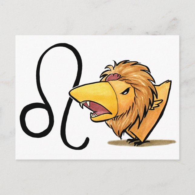 Postal de pollo Leo (Anverso)