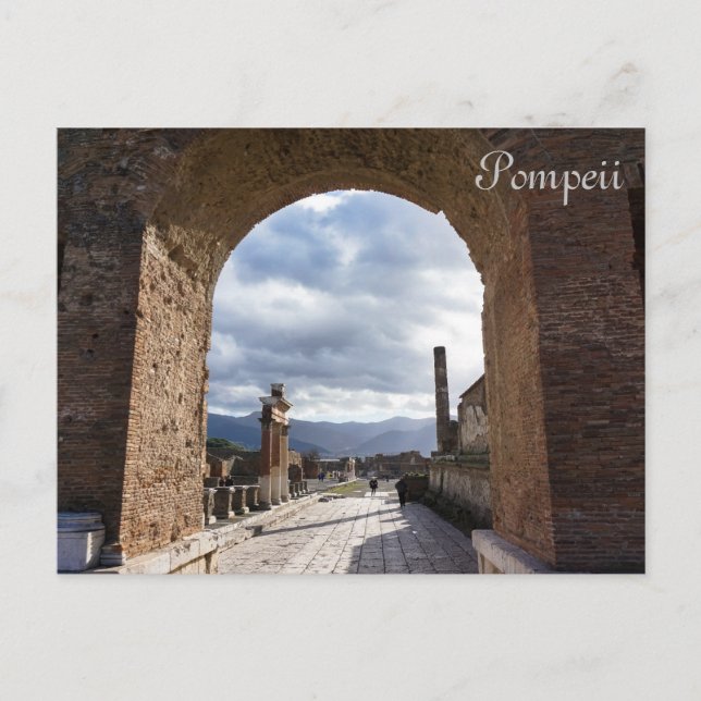 Postal de Pompeya Arch (Anverso)