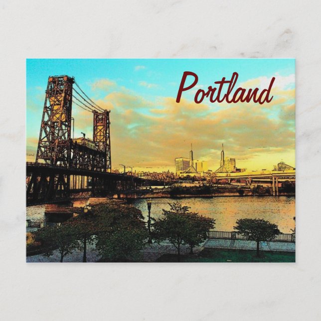 Postal de Portland (Anverso)